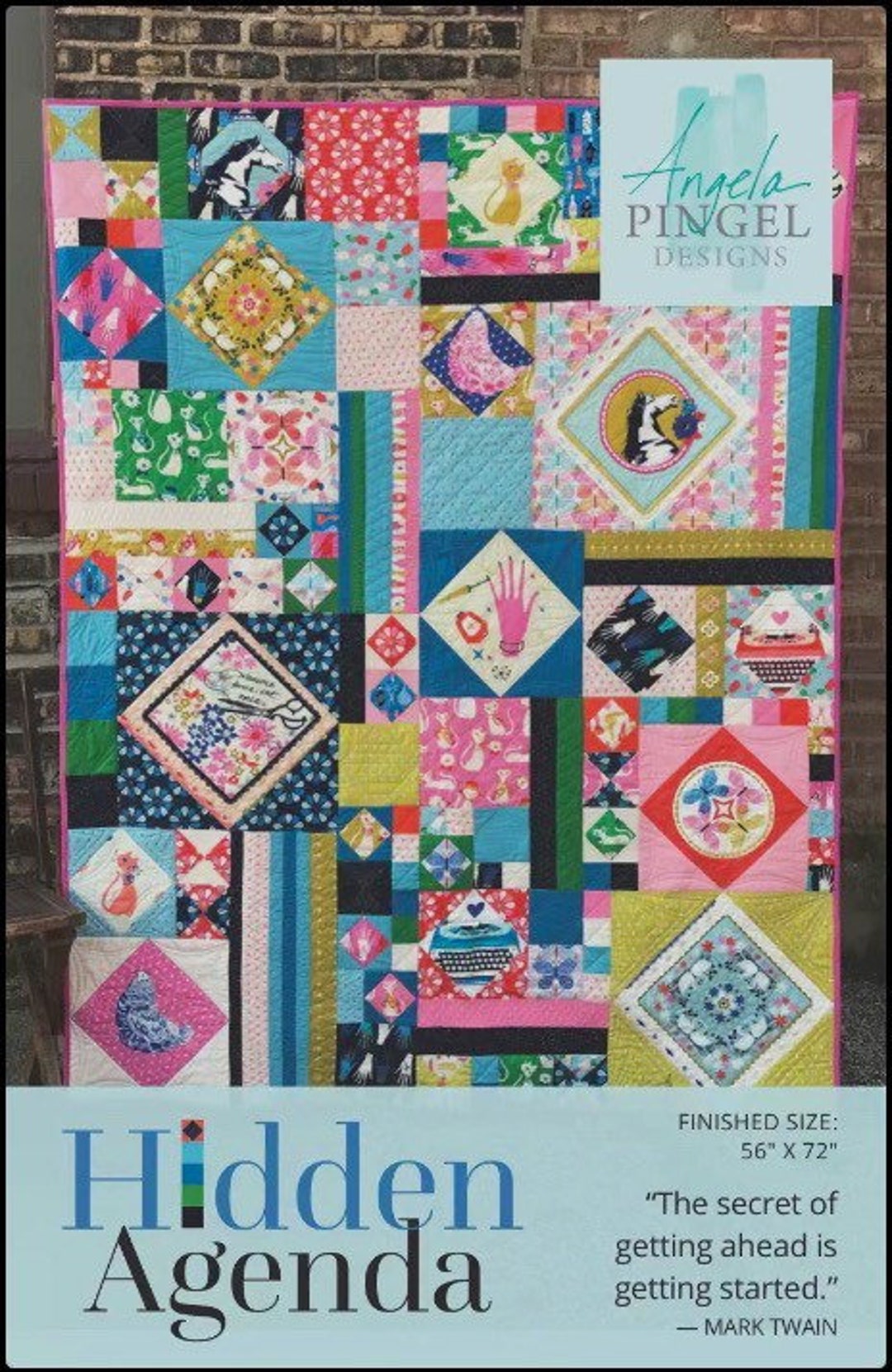 Travel Laundry Bag Pattern by Angela Pingel- Quilt in a Day Patterns