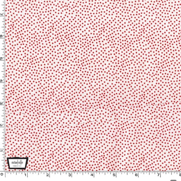 Peppermint Garden PinDot - Polka Dots - 100% Cotton - Michael Miller Fabrics - CX1065-PEPP-D