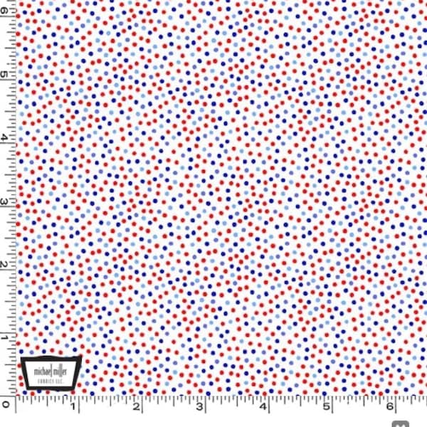 Cadet Garden PinDot - Sold by the Half Yard - Michael Miller Fabrics - CX1065-CADE-D