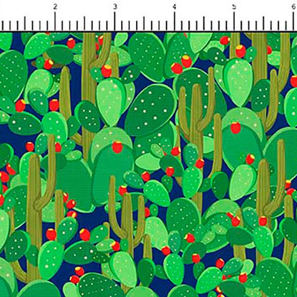 Cactus - Priced by the Half Yard - All Texas Shop Hop - QT Fabrics - 2600 30091 G
