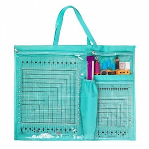 ToteOlogy Ruler and Cutting Mat Bag - Choose Purple or Teal