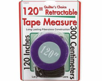 120” Retractable Tape Measure - Quilter’s Choice - 10 Feet Long