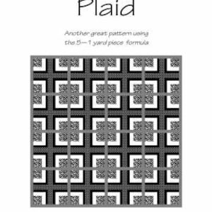 Plaid - 64” x 64” - A OK Patterns - Quiltin’ Tia - Paper Pattern - WAOK010