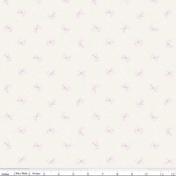 Hush Hush Ribbons - Riley Blake Designs - 100% Cotton - Low Volume Quilt Fabric - C11174