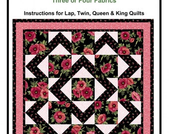 Walk About Quilt Pattern - Grizzly Gulch Galleries - Paper Pattern - GGGWA