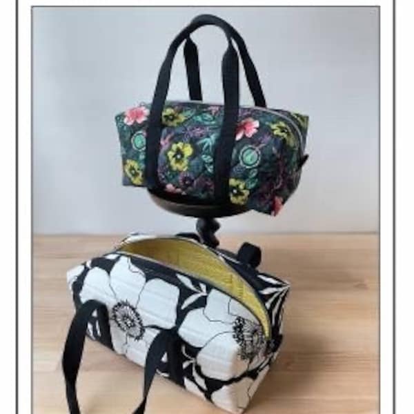 Simple Mini Duffle Pattern by Bodobo Bags for Ticklegrass Designs - Physical Paper Pattern