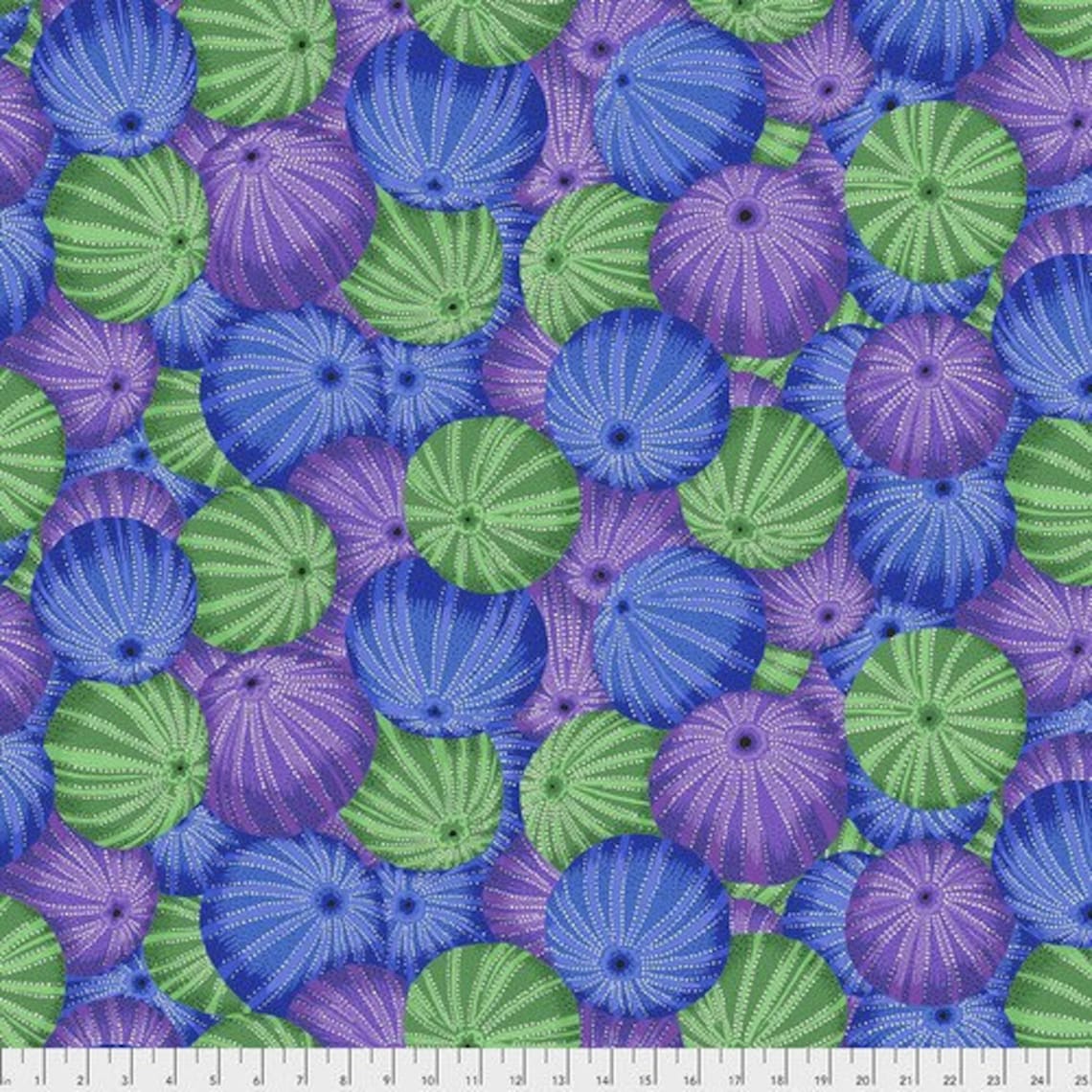 Kaffe Fassett Fabric by the Yard Sea Urchins 100 Cotton Etsy