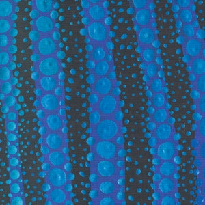 Enchanted Dreamscapes Dots in a Row “River” - Sold by the Half Yard - Ira Kennedy for Moda Fabrics - 100% Cotton - 51264 15