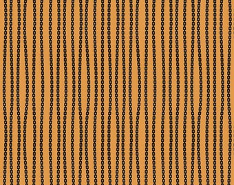 Chain Stripe Orange - Sold by the Half Yard - Mad Masquerade - J Wecker Frisch for Riley Blake Designs - C11958 ORANGE