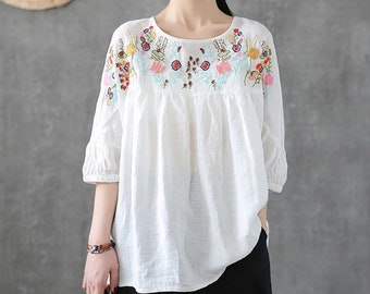 Featured image of post Simple Way to Plus Size Cotton Peasant Tops