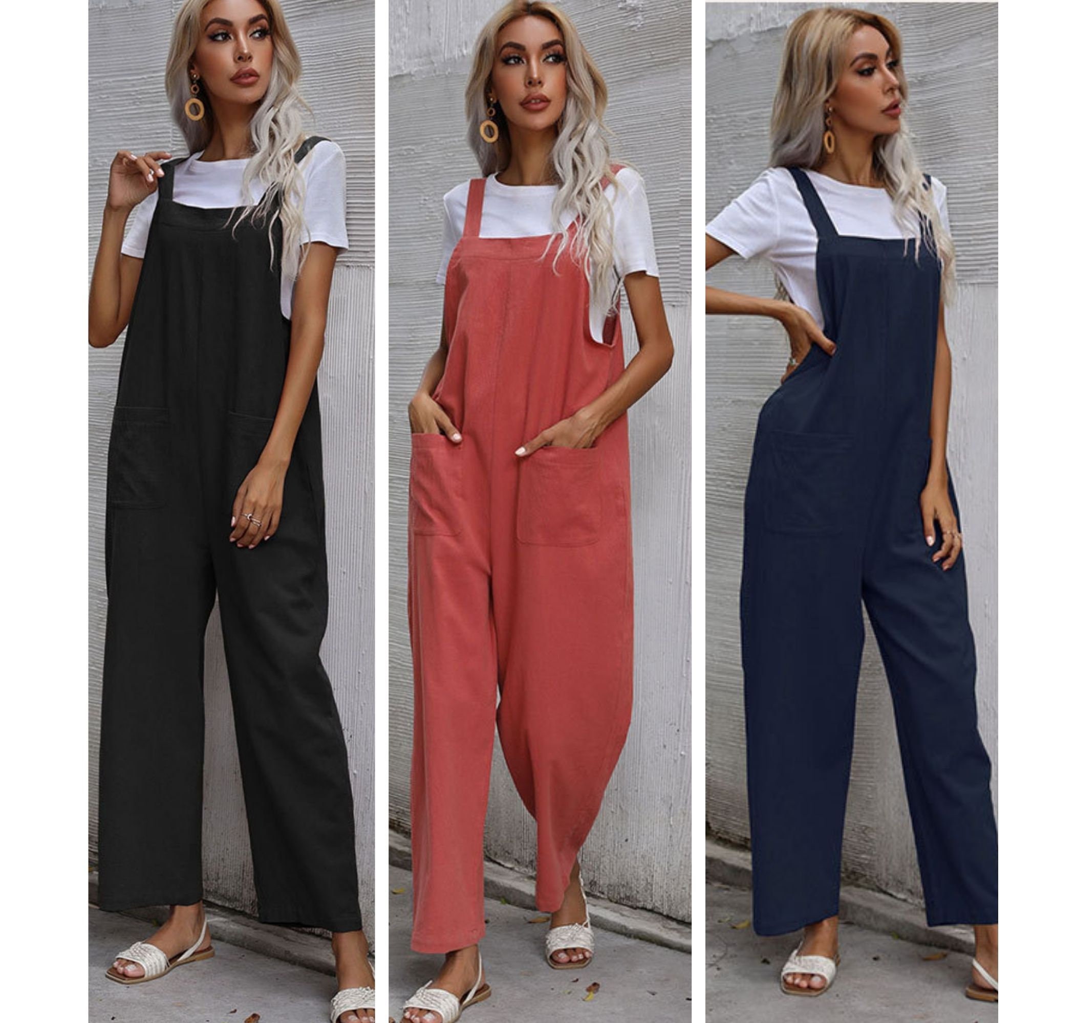  Women Casual Loose Lace up Short Sleeve Belted Jumpsuits Wide  Leg Pant Romper One Piece Playsuit (Beige Small) : Clothing, Shoes & Jewelry