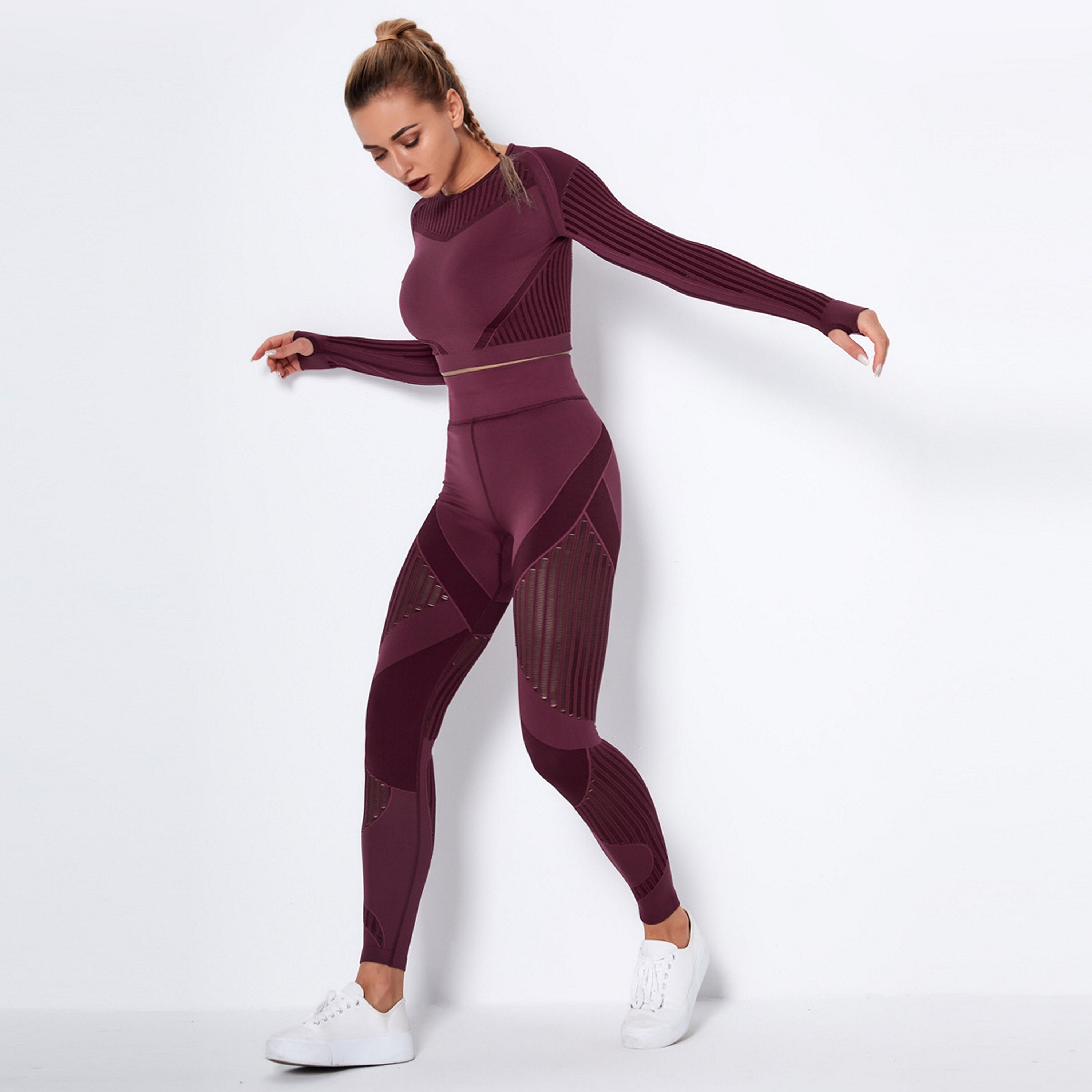 Quick Dry Gym Costume For Women / Tight Yoga Set / Fitness Etsy