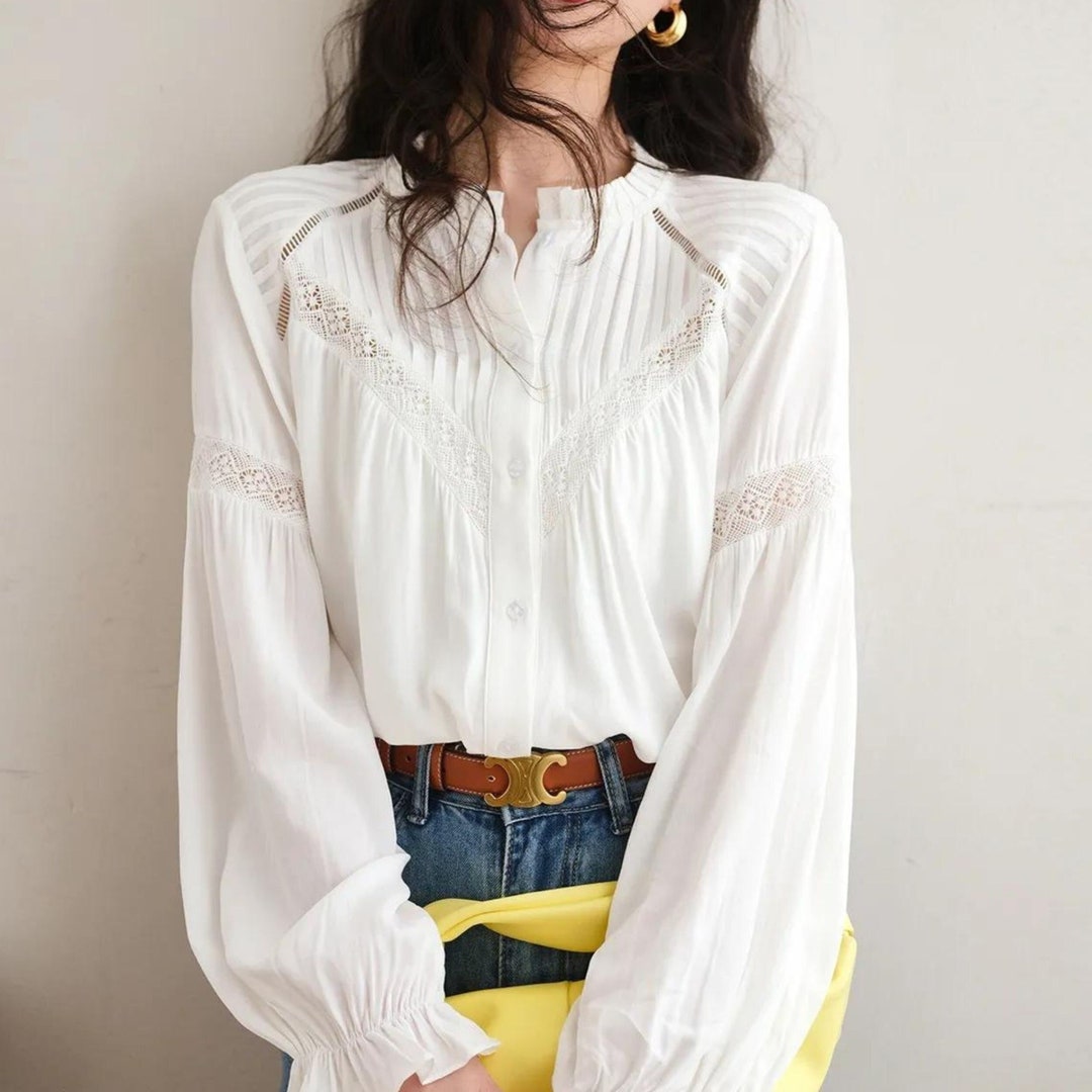 Wool and lace shirt Shirt, blouse