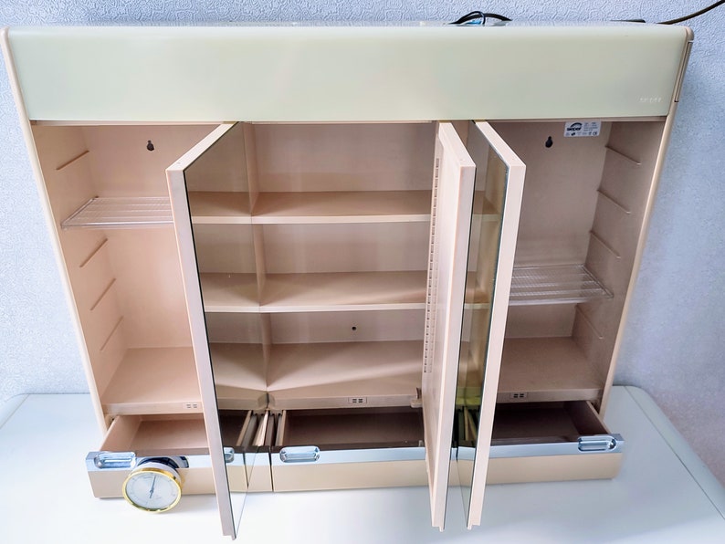 Mid Century Bathroom Wall Cabinet / German Wall Mount Cabinet - Etsy