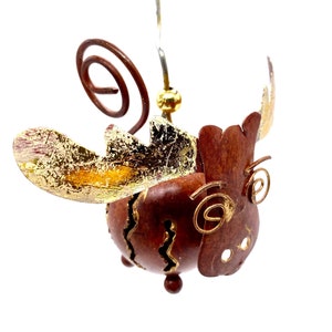 Moose metal Ornament And Card Holder