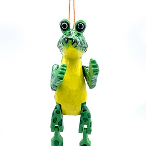 Alligator Puppet Christmas Tree Ornament