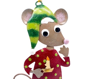 Twas The Night Before Mouse Christmas Tree Ornament