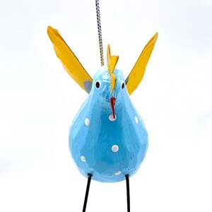 Gestippelde Haan Kerst Ornament