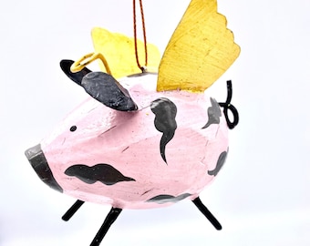 Fliegendes rosa Schwein