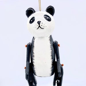Panda Puppet Ornament