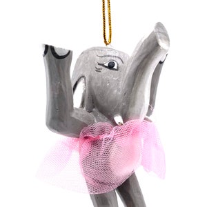 Elefant Ballerina Tutu Christbaumschmuck
