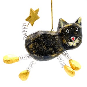 Spring Cat Christmas Tree Ornament
