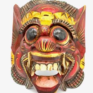 Hand Carved Balinese Barong Mask