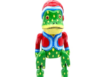 Santa Frog Christmas Tree Ornament