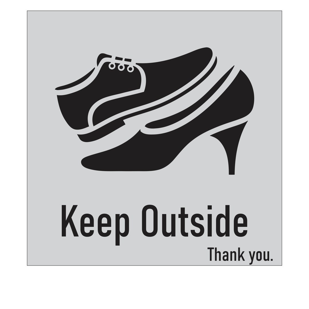 Keep Outside/kindly Remove Your Shoes / Remove Your Shoes / - Etsy