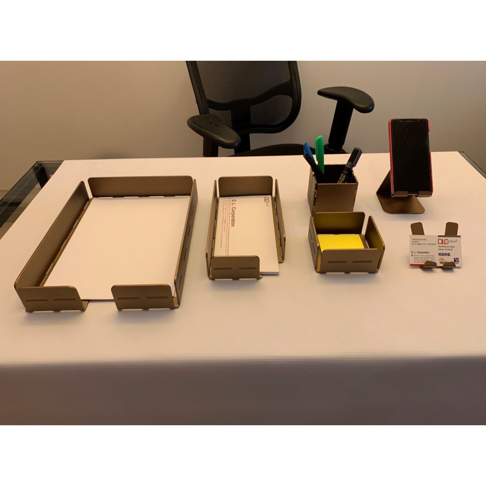 Unique Desk Office Accessories Made by 3mm Solid Aluminum Etsy UK