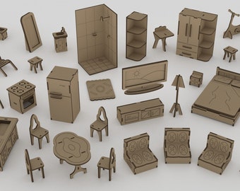 muebles miniaturas