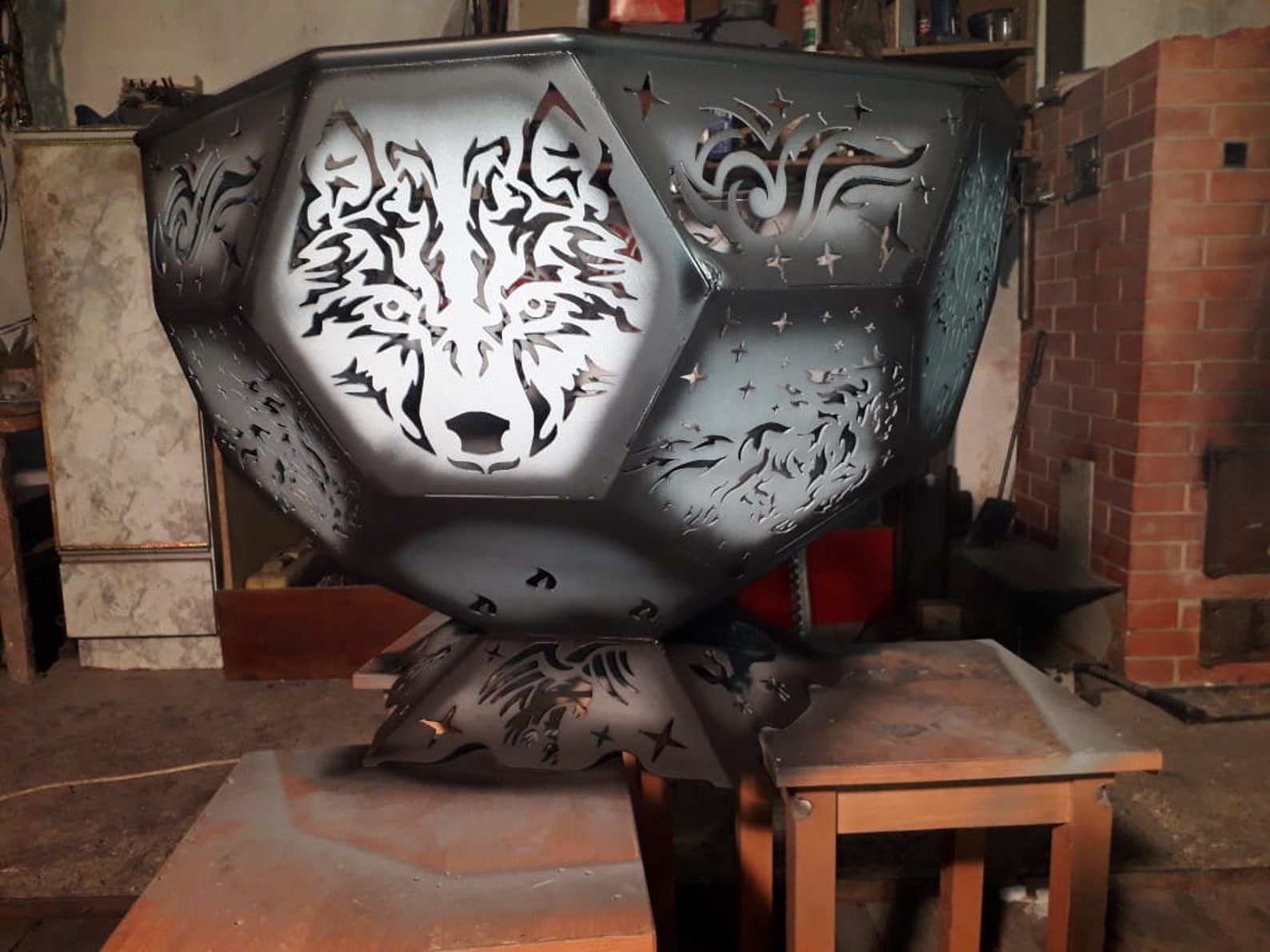 Bbq Grill Bonus bowl Bear grill Dxf files for plasma laser CNC Etsy