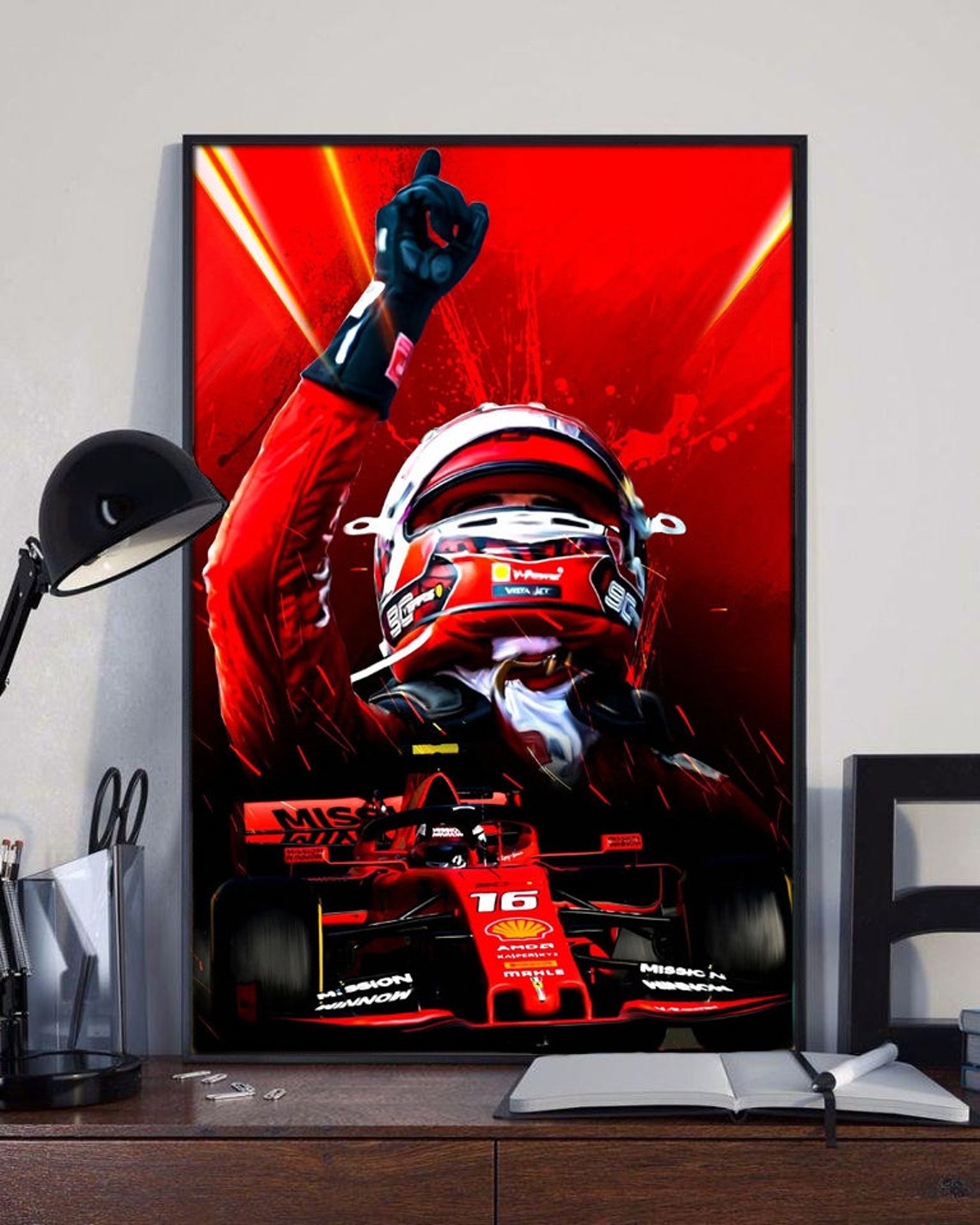 Charles Leclerc Posters Charles Leclerc racer Charles Etsy
