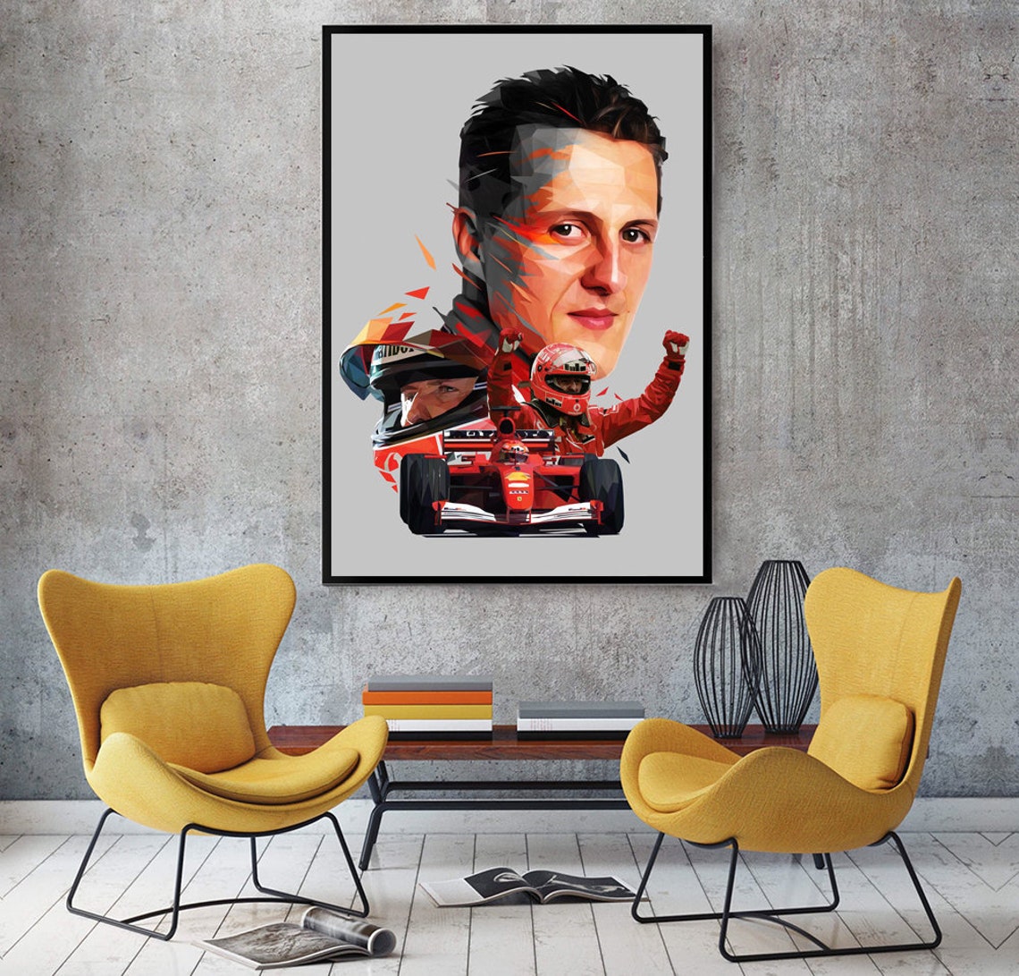 Michael Schumacher Poster Michael Schumacher gift Michael | Etsy
