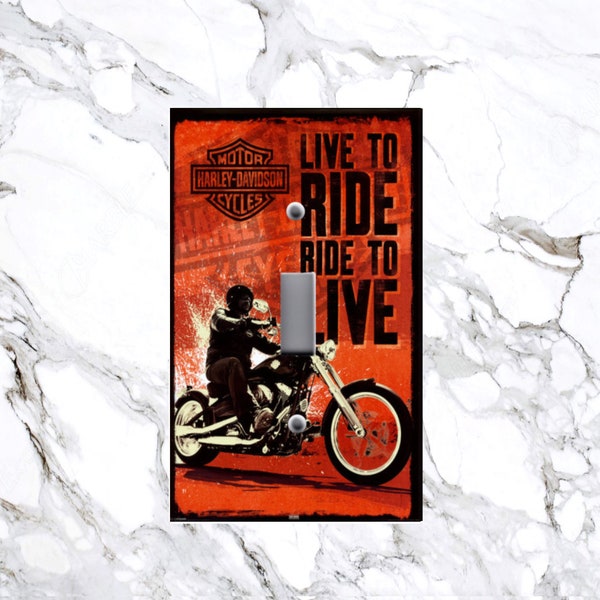 Harley Davidson Light Switch Etsy