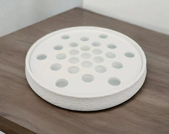 Rond, milieuvriendelijk zeepbakje – Gemaakt in Frankrijk