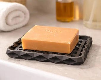 Eco-friendly Rectangular Soap Dish – Handcrafted in the Jura region