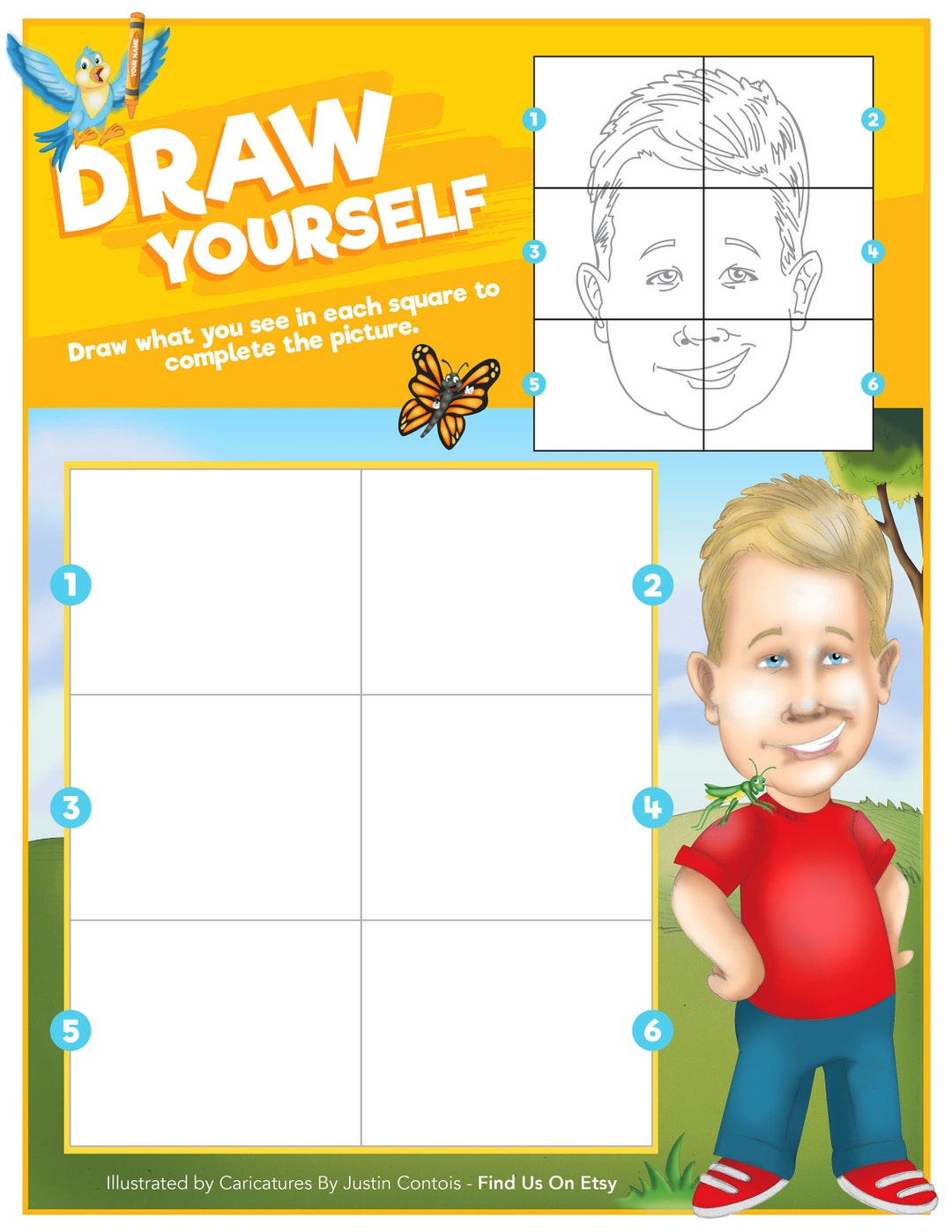 Draw Yourself Digital Download Etsy Draw Yourself Digital Download Etsy