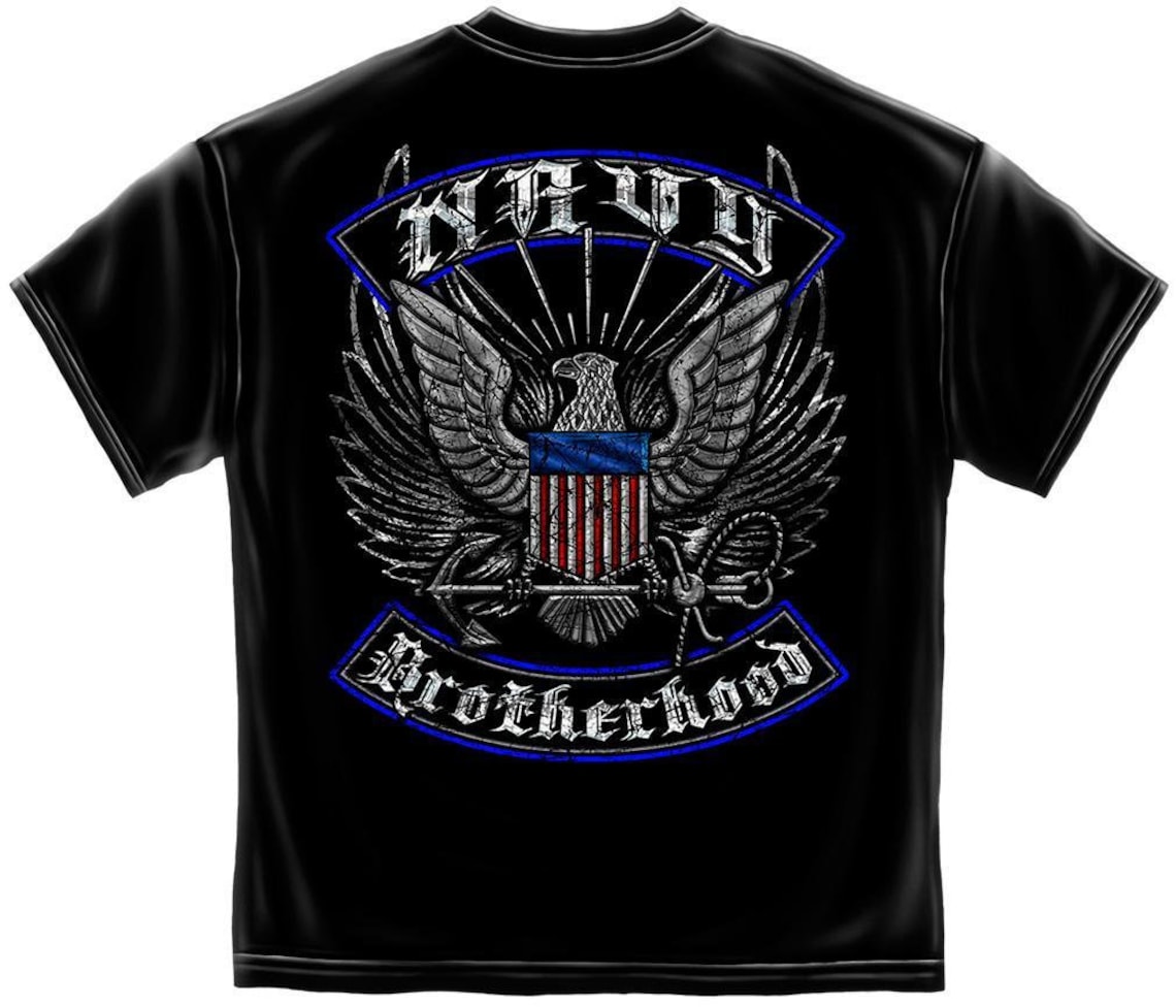 Navy Brotherhood Steel Foil T-shirt - Etsy