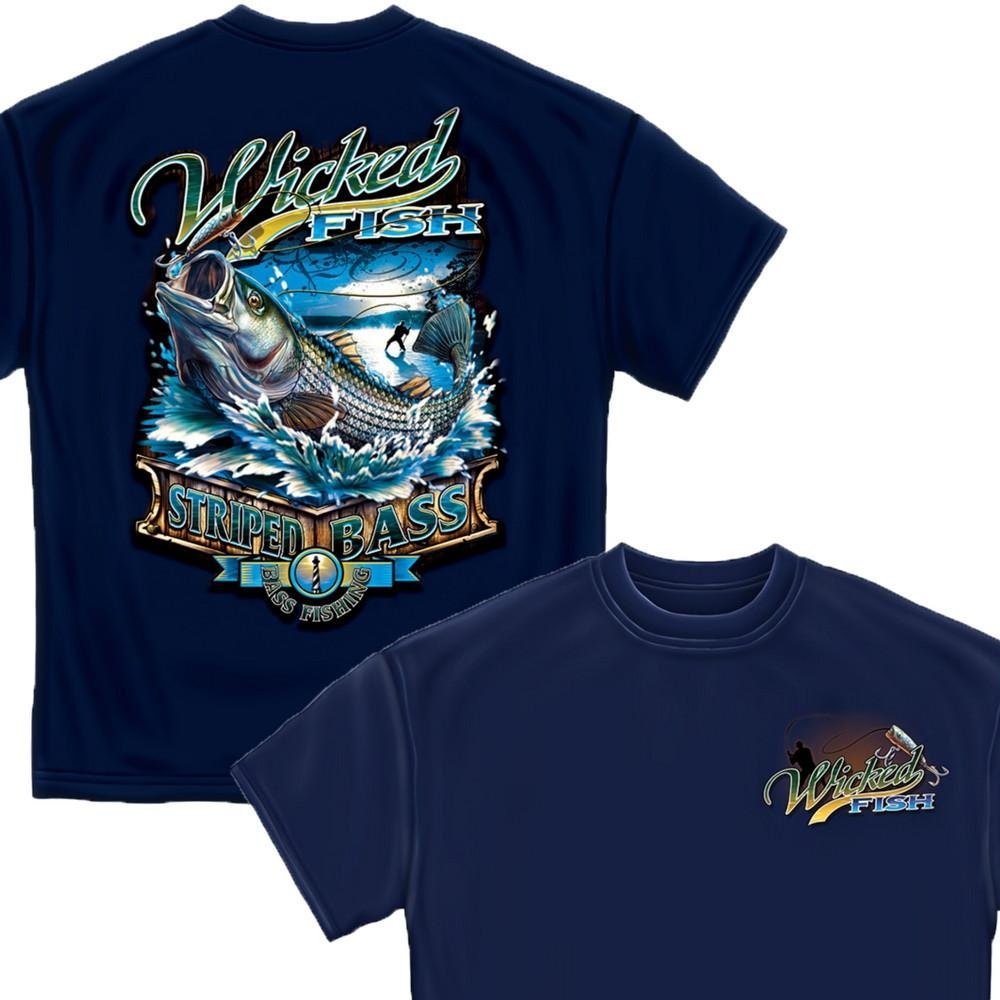 Wicked Fish Striped Bass T-shirt 