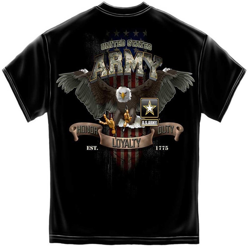 Army Loyalty Eagle T-shirt | Etsy