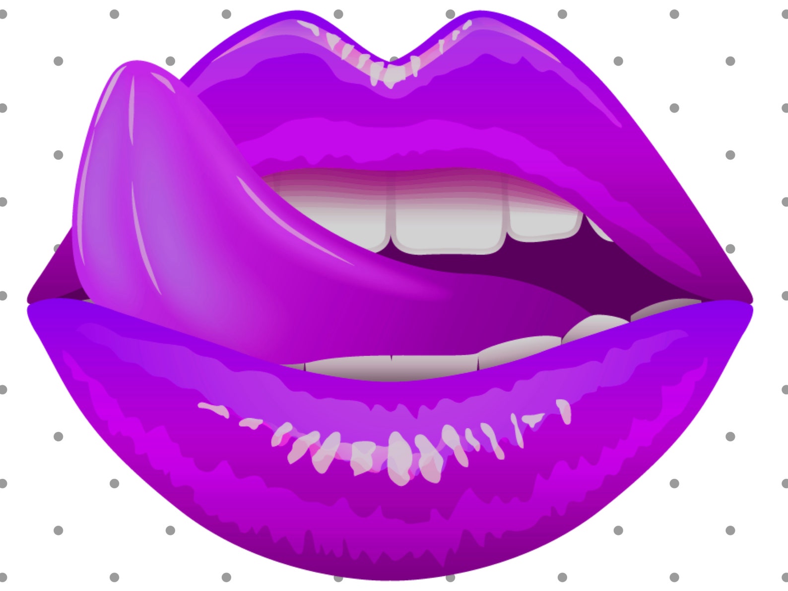 Purple Lips PNGBiting Lips Tongue Art Lips Dripping Lips Etsy