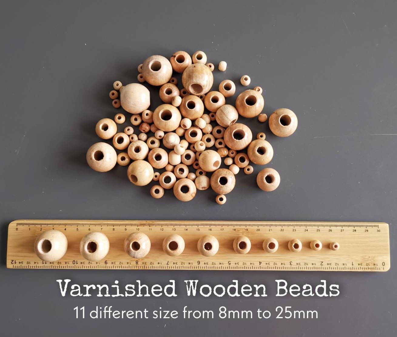 100 Pieces 18mm Natural Wooden Balls, Large Wooden Balls, Unfinished Solid  Round Wood Ball Beads NO HOLE Findings