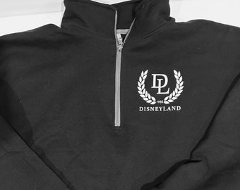 Disneyland Preppy Double Sided 1/4 Zip