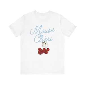Mouse Cheri Mickey Cherry Unisex Jersey Short Sleeve Tee