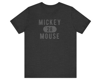 Camiseta de Mickey Mouse para gimnasio, camiseta de entrenamiento, camiseta deportiva, ropa para fans de Disney