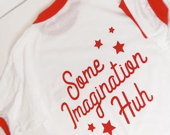 Some Imagination Huh Ringer Star T-Shirt, Fantasmic T-Shirt