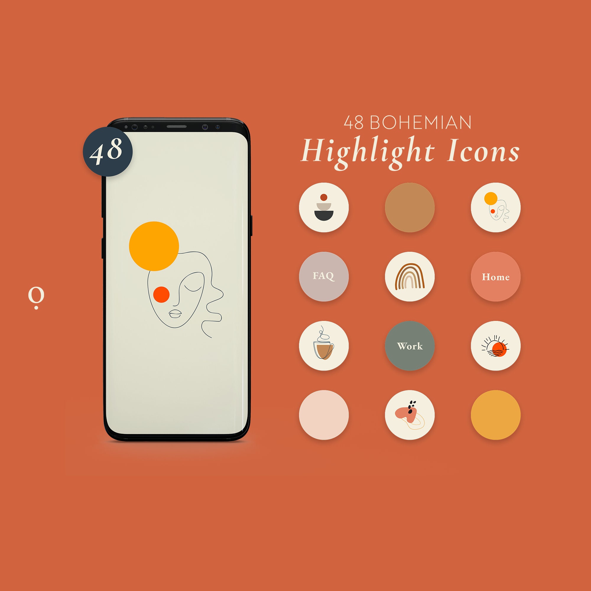 48 Boho Instagram Story Highlight Icons Social Media Icons - Etsy Canada