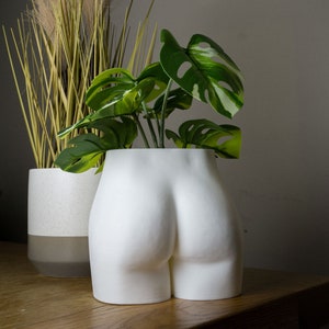Women Butt Planter, Bum Plant Pot, Booty Vase, Succulent Plant Pot, Female Form, Naked Woman, Eco-Friendly, Flower Pot, Handmade Earrings