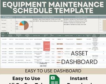 IT Hardware Lifecycle & Maintenance Organizer | Google Sheets Template | Track Assets, Tasks, Costs  Vendors | Business IT Tool